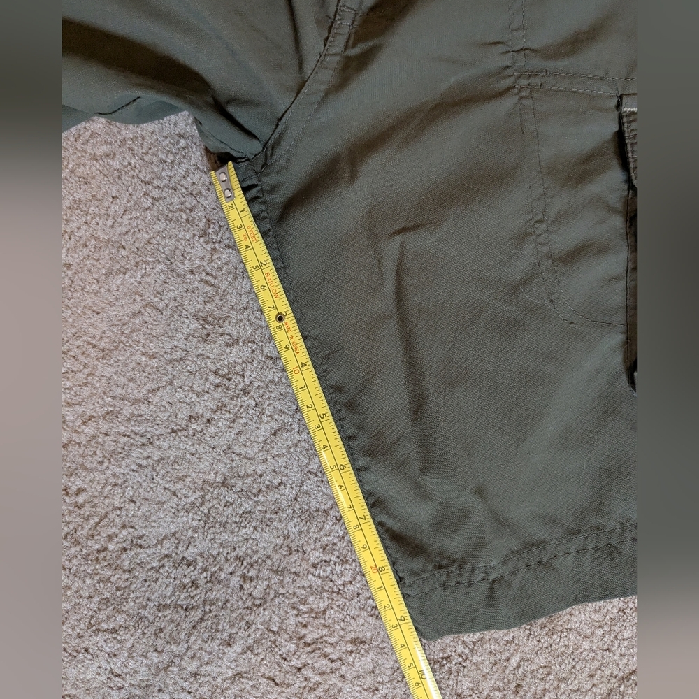 Columbia Women's Cargo Shorts Army Olive Green 6 - Picture 5 of 7
